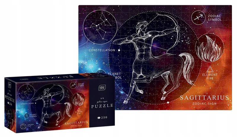 Puzzel Zodiac Tekens 250 Stukken Boogschutter from Interdruk – box