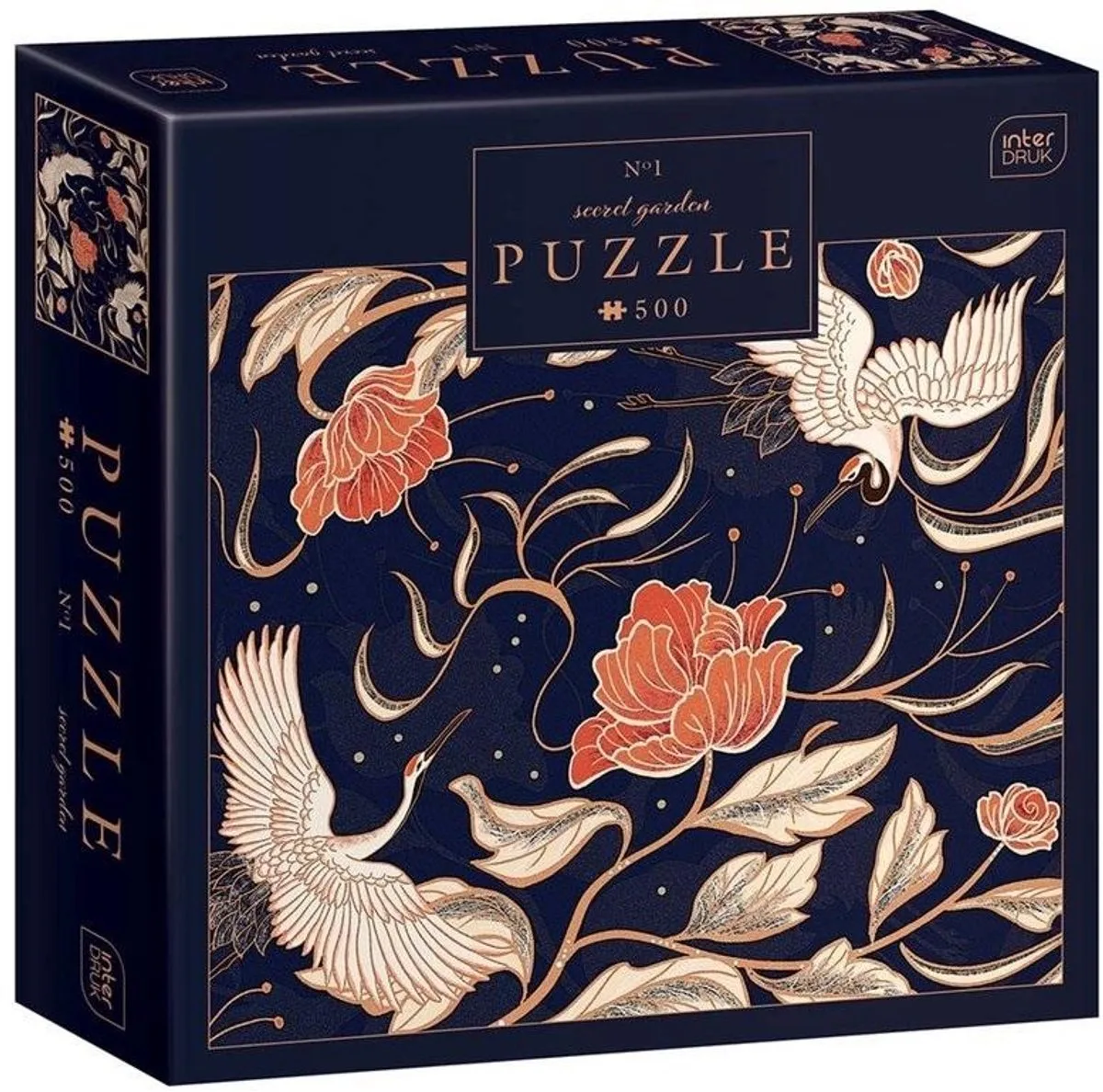 Puzzle 500 Secret Garden 1 fra Interdruk – æske