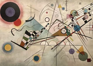 Puzzle Art Collection - Kandinsky - Composition VIII - 1000 pièces van Interdruk – doos 2 van 2