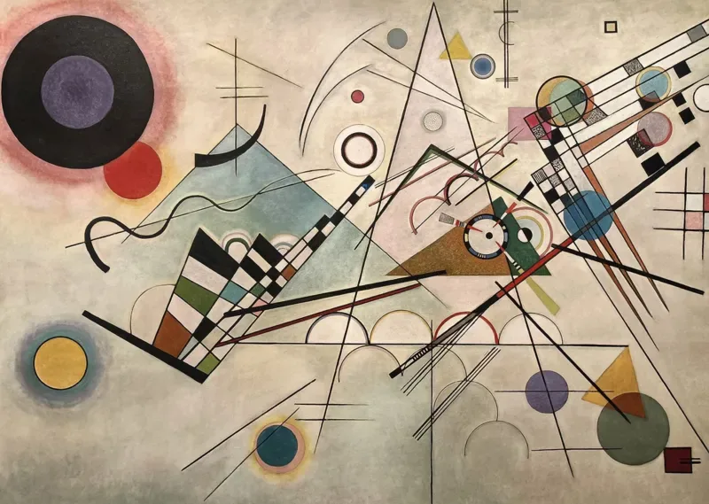 Puzzle Art Collection - Kandinsky - Composition VIII - 1000 pièces van Interdruk – doos 2 van 2