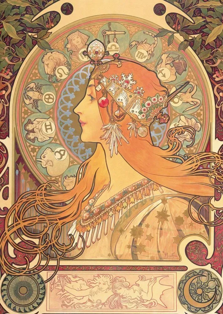 Puzzle Art Collection - Mucha - 1000 pièces from Interdruk – box 2 of 2
