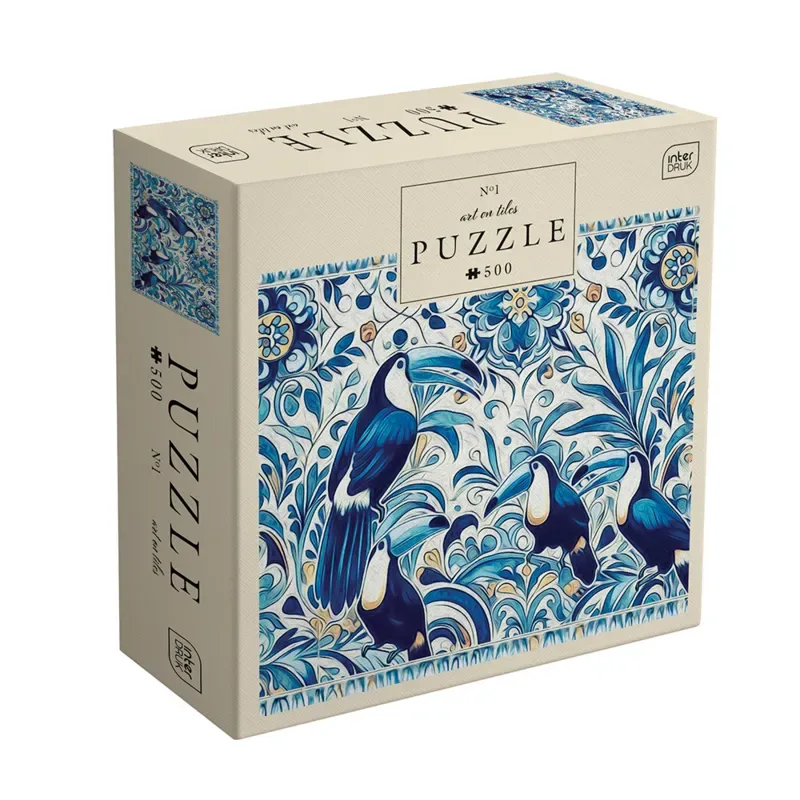 Puzzle Art on Tiles - Toucans - 500 à 999 pièces de Interdruk – boîte 2 sur 2