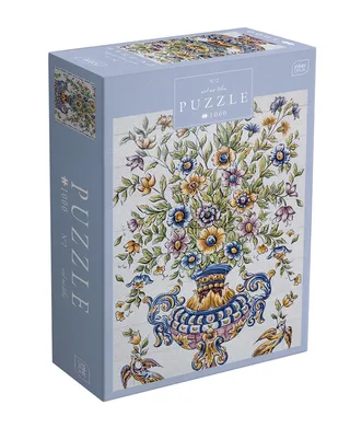 Puzzle Art on Tiles - Vase Fleuri - 1000 pièces van Interdruk – doos 2 van 2