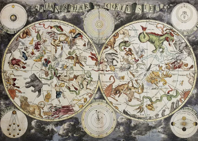 Puzzle Carte - 1000 pièces from Interdruk – box 1 of 2