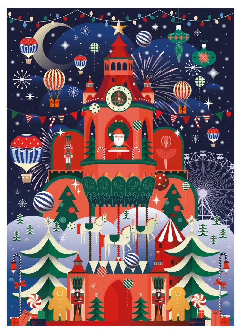 Puzzle Christmas Tower - 1000 pièces from Interdruk – box