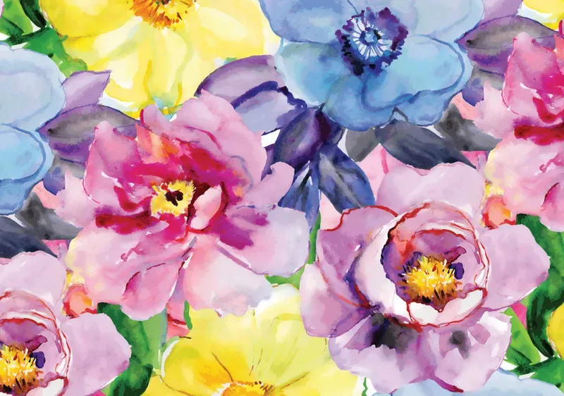 Puzzle Jardin d'aquarelles - 500 à 999 pièces van Interdruk – doos 1 van 2