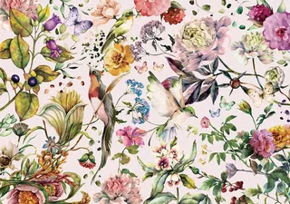 Puzzle Jardin Secret - Colibris - 500 à 999 pièces van Interdruk – doos 1 van 2