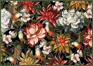 Puzzle Jardin Secret - Oiseau Calme - 1000 pièces de Interdruk – boîte 1 sur 2