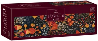 Puzzle panoramiczne 1000 Flowers 2 de Interdruk, édition Orange – boîte 2 sur 2