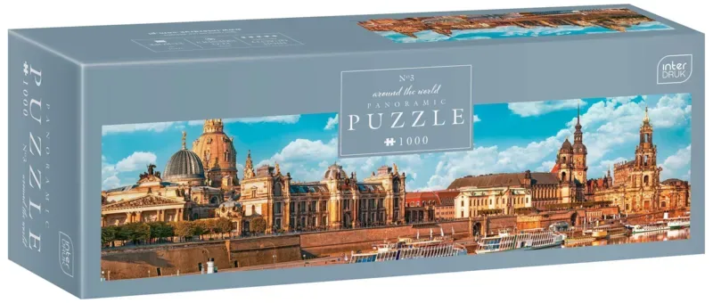 Puzzle Panoramique - Autour du Monde - Dresde - 1000 pièces de Interdruk – boîte 2 sur 2