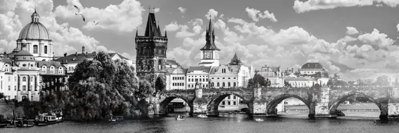 Puzzle Panoramique - Autour du Monde - Prague - 1000 pièces from Interdruk – box 1 of 2