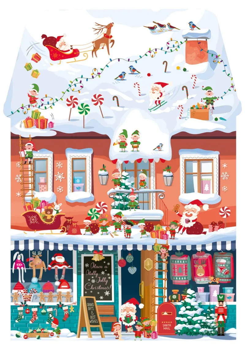 Puzzle Pièces XXL - Puzzle Forme - Chrismas Toy Store - 200 à 499 pièces de Interdruk – boîte