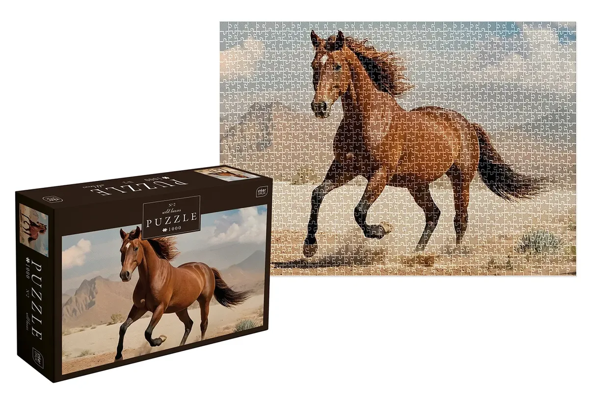 Wild Horses #2 (1000 Stukjes) fra Interdruk – æske