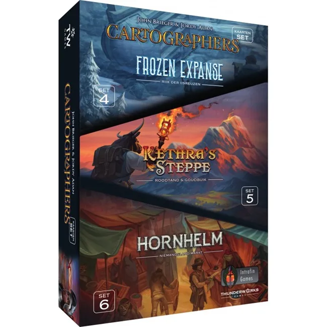 Cartographers: Mappacks 2 (bevat pack 4, 5 en 6) from Intrafin – box