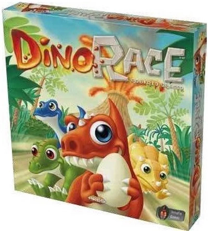 Dino Race bordspel - 4 spelers van Intrafin – doos