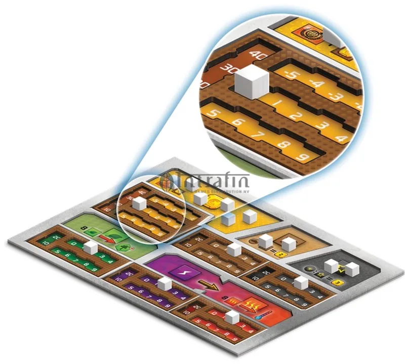 Terraforming Mars - Dual Layer Playerboards voor 1-5 spelers - 12+ de Intrafin – boîte