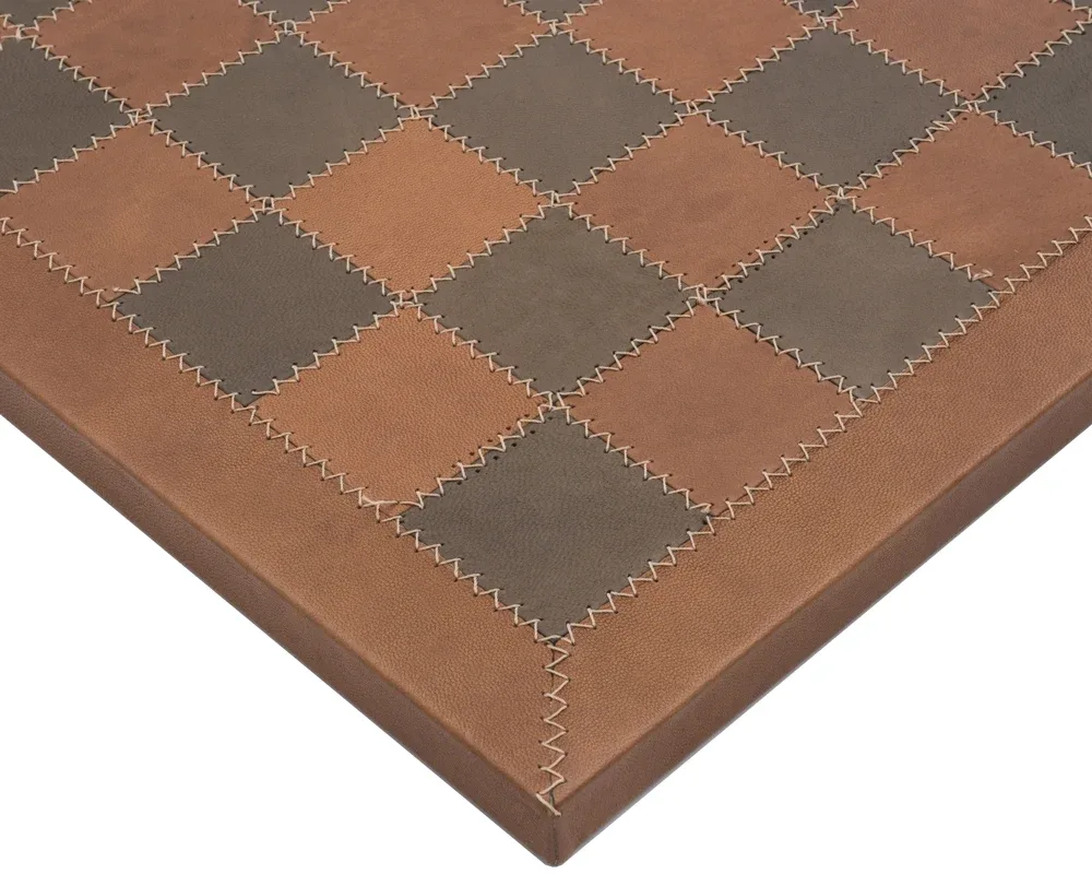 42 cm Siena echt leren Schaakbord van Italfama de Italfama – boîte
