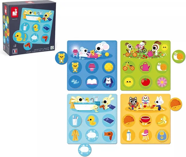 Bingo spel - Dierenbingo het huis -