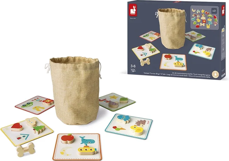 Educatief spel - Memo touch herkenningsspel from Janod, Multi edition – box