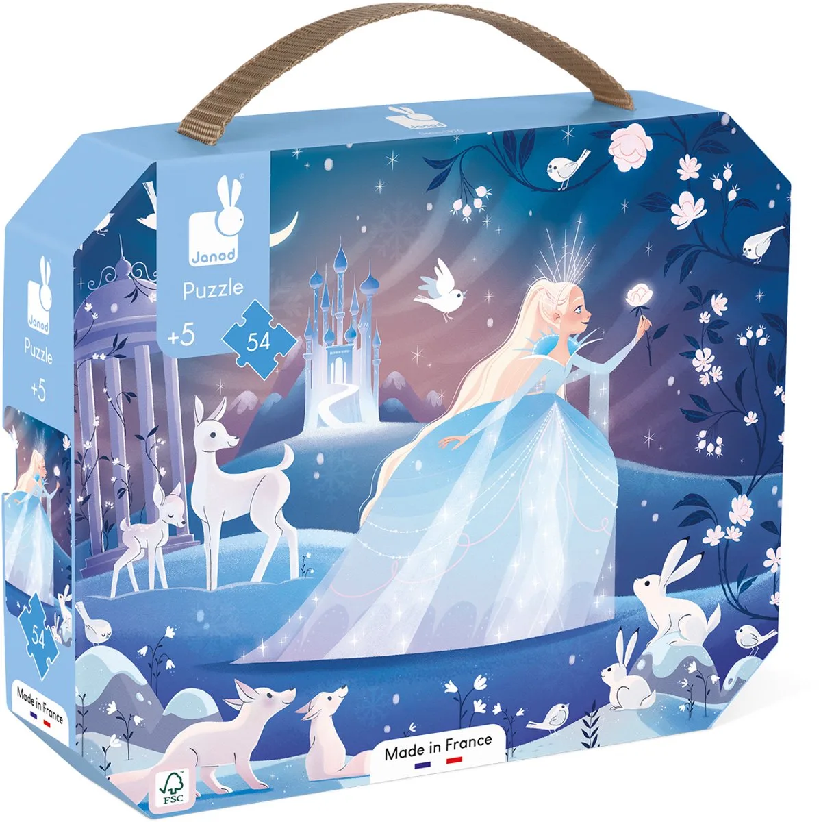 Puslespil Magien Af Isen 54 Stykker fra Janod, De Magie Van Het Ijs – 54 Stukjes-udgave – æske