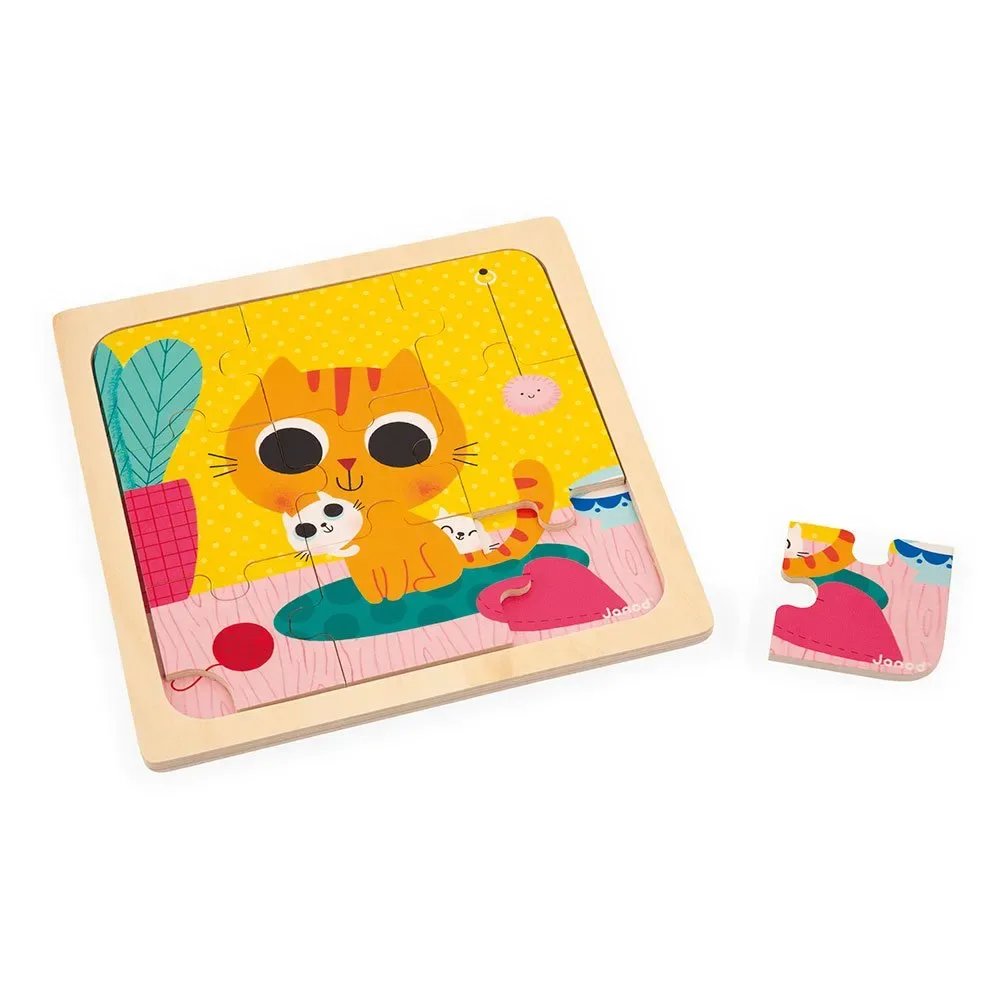 Puzzel De Pindakat från Janod – kartong