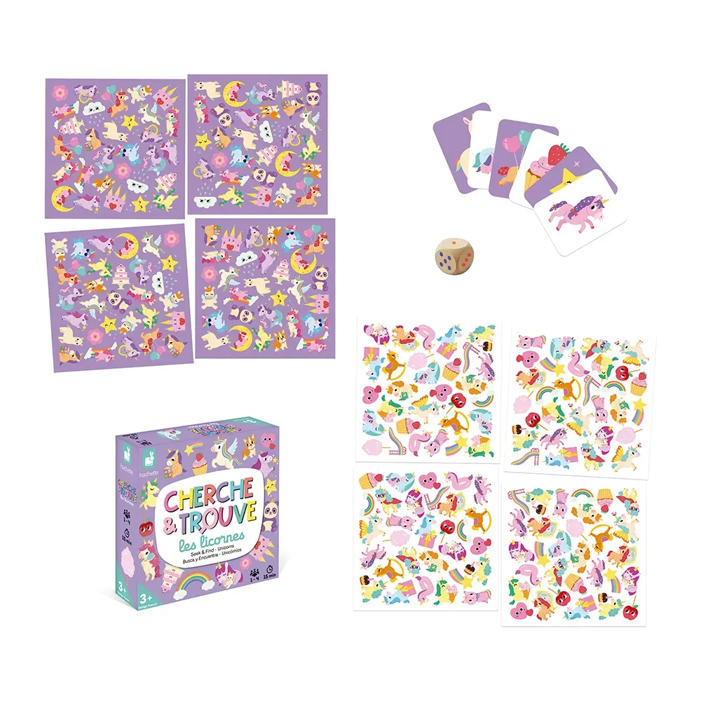 Seek And Find Unicorns van Janod – doos