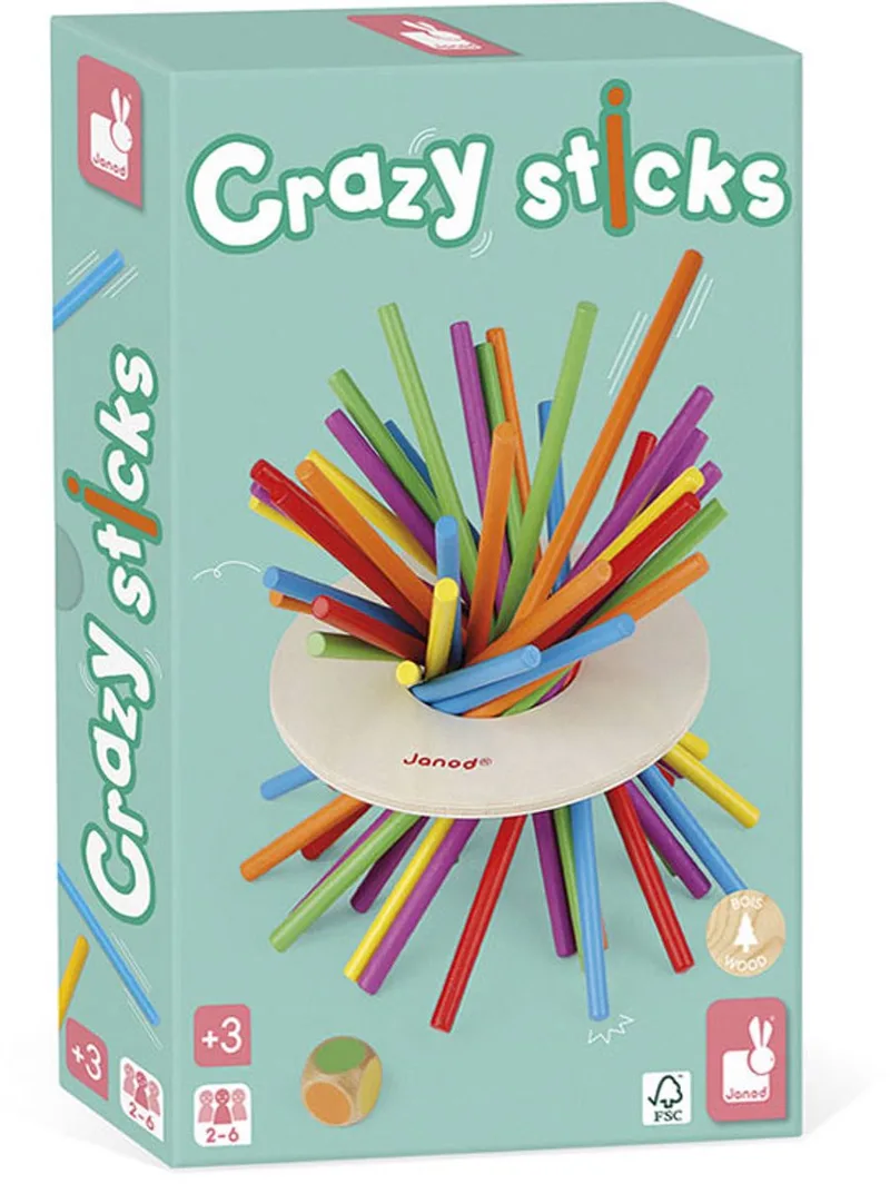 Spel - Crazy Sticks - Behendigheidsspel from Janod – box
