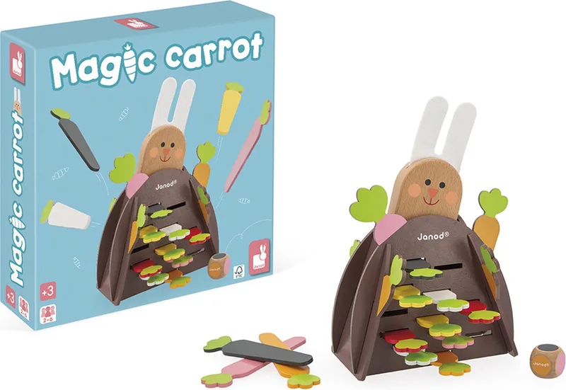 Spel - Magic carrot bordspel van Janod – doos