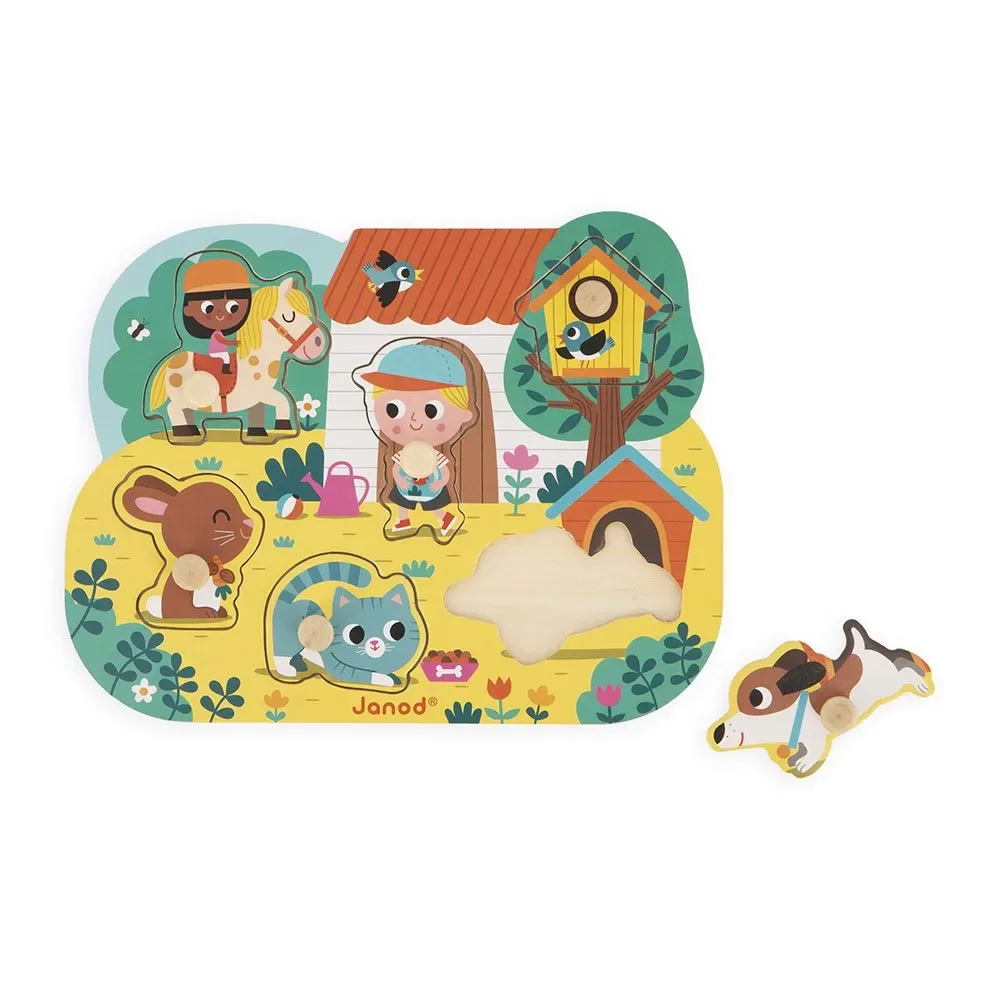 Veldpuzzel från Janod – kartong