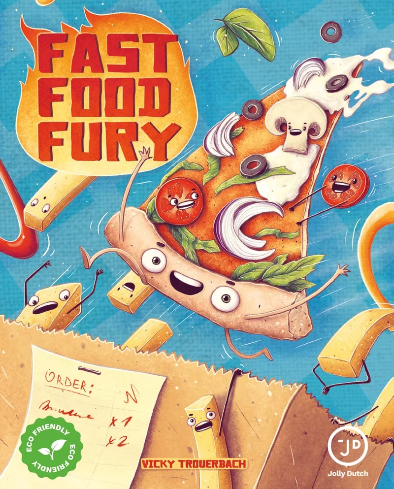 Fast Food Fury - Kaartspel - Jolly Dutch von Jolly Dutch – Schachtel
