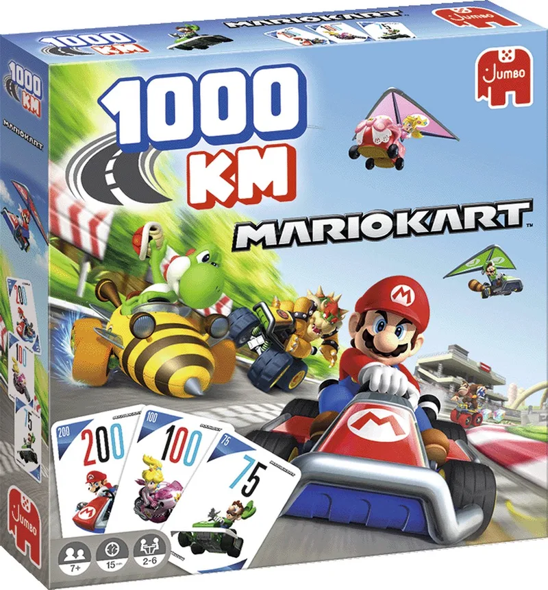 1000KM Mario Kart - Bordspel - vanaf 7 jaar från Jumbo – kartong