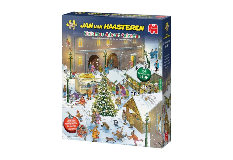 Adventskalender 2026 - 24 puzzels van 54 stukjes from Jumbo, Multicolour edition – box 3 of 5