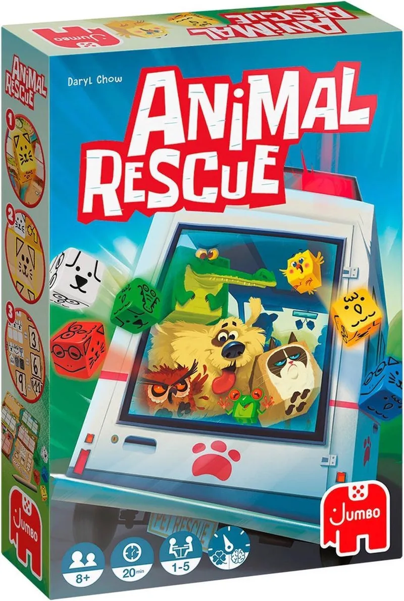 Animal Rescue - Dobbelspel fra Jumbo – æske