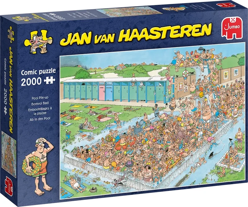 Bomvol Bad - 2000 stukjes puzzel van Jumbo, editie Meerkleurig – doos