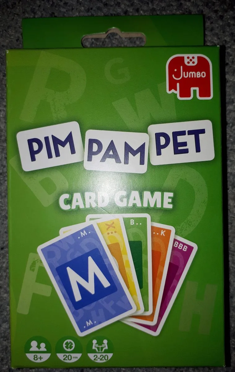 card game Pim Pam Pet - kaartspel pimpampet de Jumbo – boîte