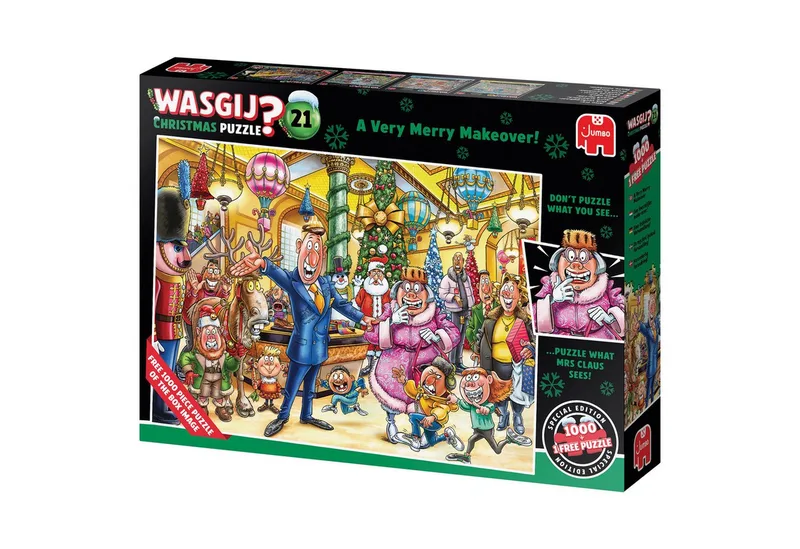 Christmas 21 - Een feestelijke make-over! - 2x1000 stukjes puzzel - Legpuzzel volwassenen from Jumbo, Multicolour edition – box 4 of 4