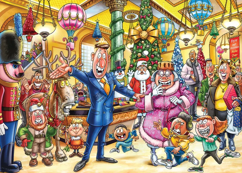 Christmas 21 - Een feestelijke make-over! - 2x1000 stukjes puzzel - Legpuzzel volwassenen from Jumbo, Multicolour edition – box 3 of 4