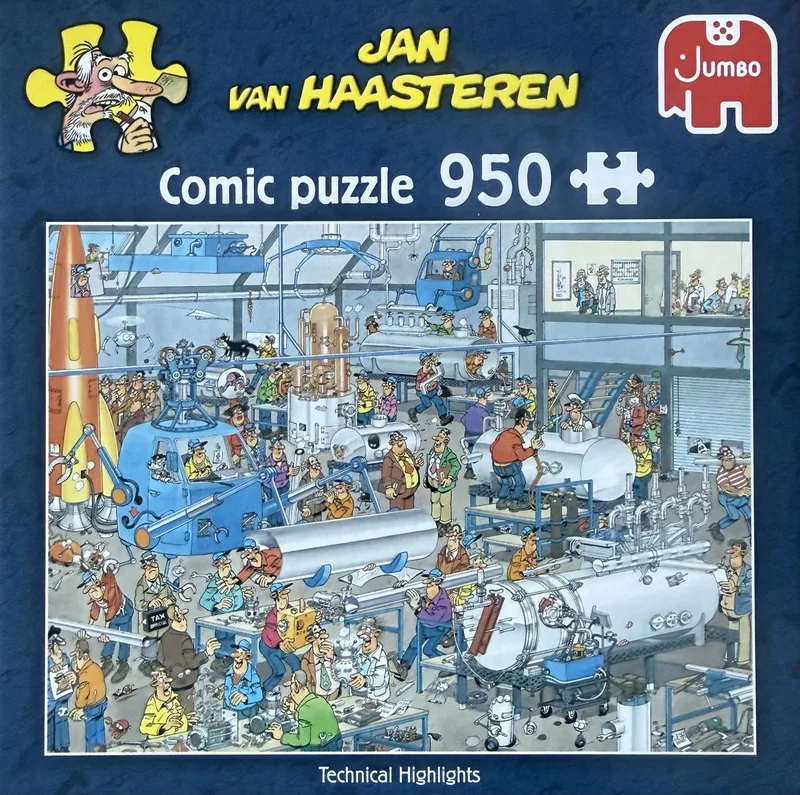 comic puzzle - 950 stukjes jumbo puzzel - Technical Highlights Technische Hoogstandjes van Jumbo, editie Meerkleurig – doos