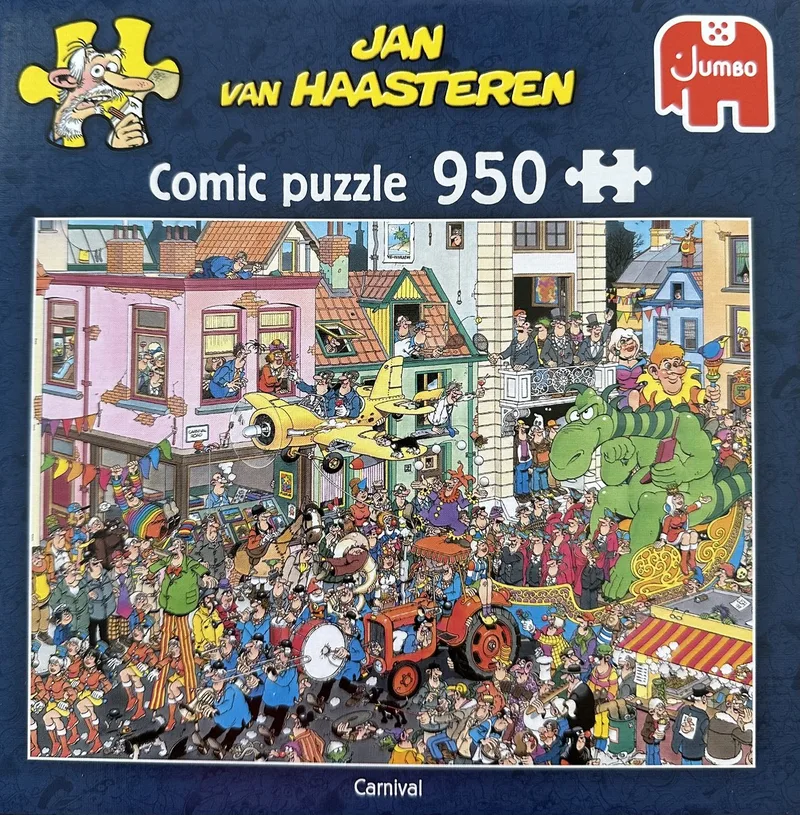 comic puzzle jumbo 950 stukjes Carnival puzzel carnaval van Jumbo, editie Meerkleurig – doos
