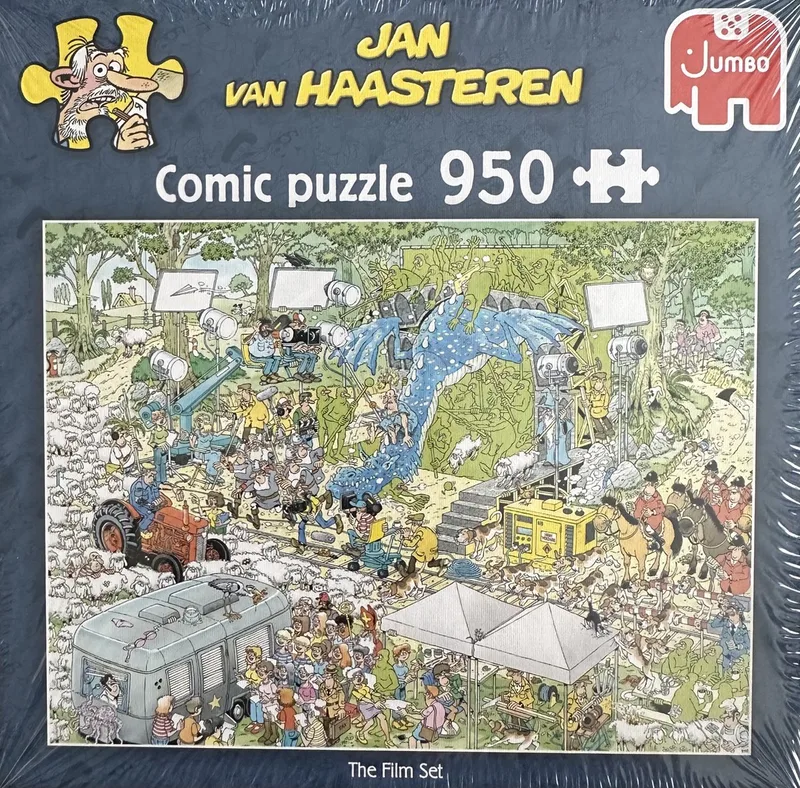 comic The filmset de film set puzzle 950 stukjes jumbo puzzel van Jumbo, editie Meerkleurig – doos
