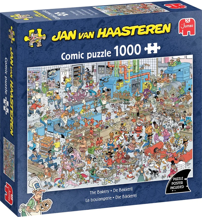 De Bakkerij - Puzzel - 1000 stukjes legpuzzel from Jumbo, Multicolour edition – box