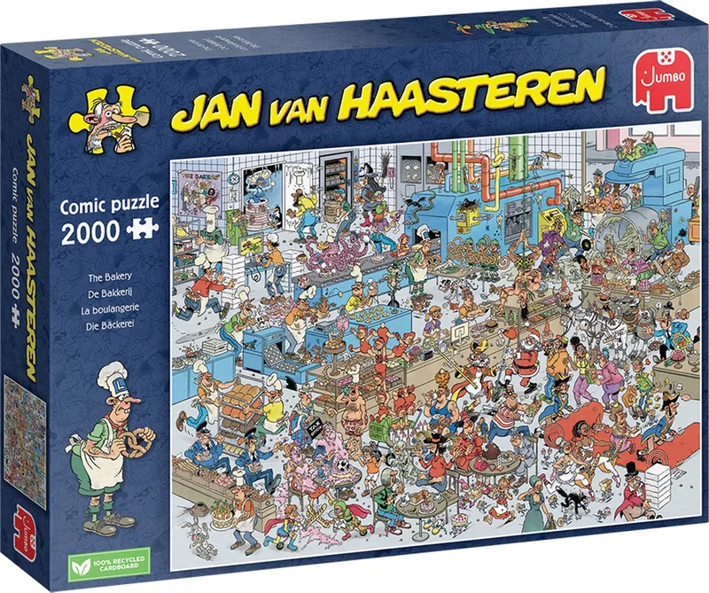De Bakkerij - Puzzel - 2000 stukjes van Jumbo, editie Meerkleurig – doos