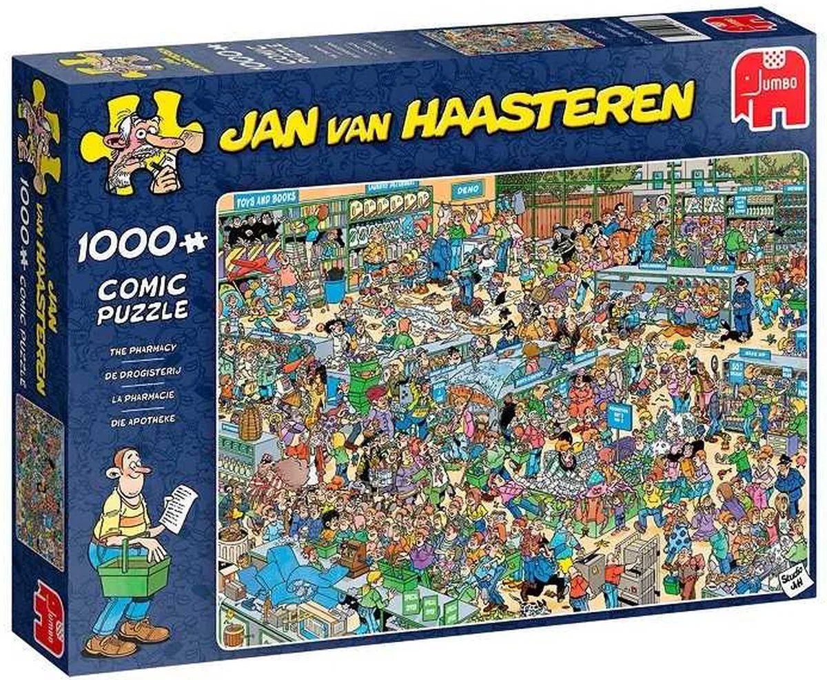 De Drogisterij puzzel - 1000 stukjes van Jumbo, editie Meerkleurig – doos