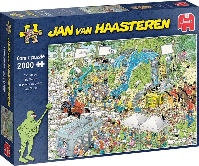 De Filmset - 2000 stukjes puzzel from Jumbo, Multicolour edition – box