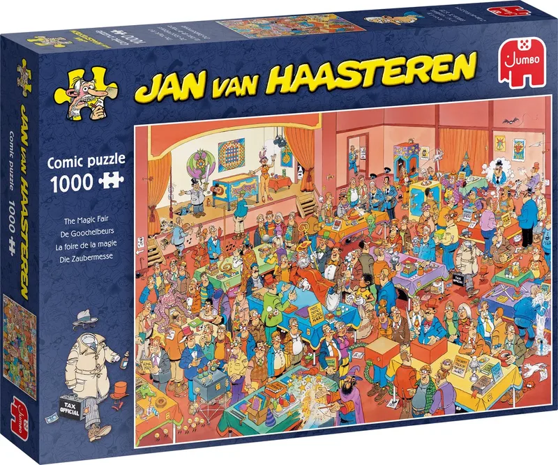 De Goochelbeurs - 1000 stukjes puzzel van Jumbo, editie Meerkleurig – doos