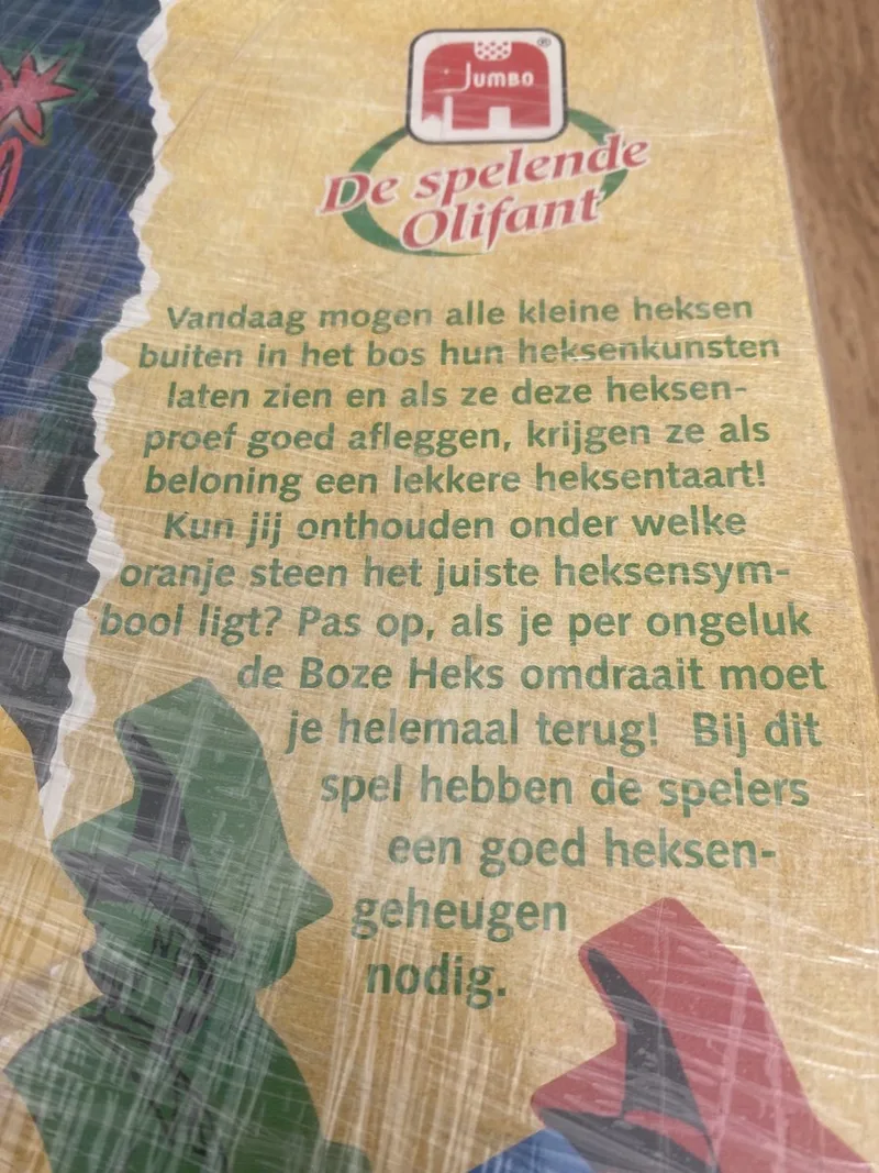 De heksenschool fra Jumbo – æske