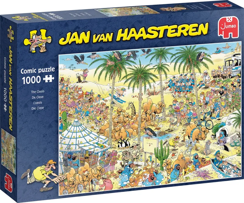 De Oase - 1000 stukjes puzzel - Legpuzzel from Jumbo, Multicolour edition – box