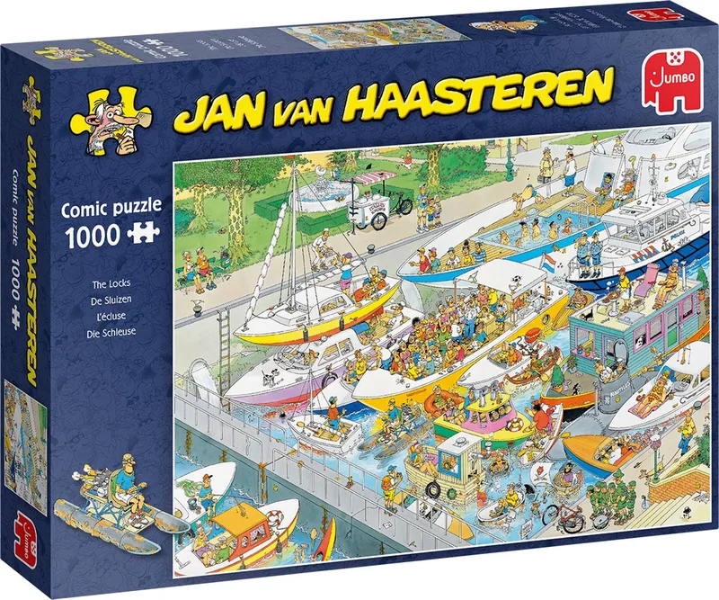 De Sluizen - 1000 stukjes puzzel - Legpuzzel from Jumbo, Multicolour edition – box