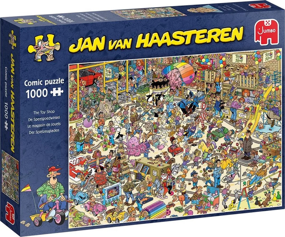 De Speelgoedwinkel puzzel - 1000 stukjes de Jumbo, édition Multicolore – boîte
