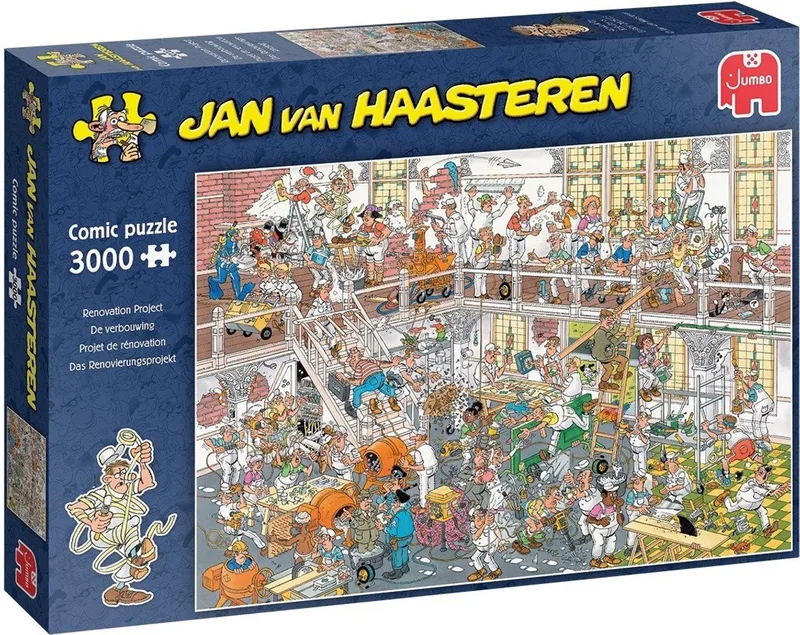 De verbouwing - 3000 stukjes puzzel - Legpuzzel de Jumbo, édition Multicolore – boîte